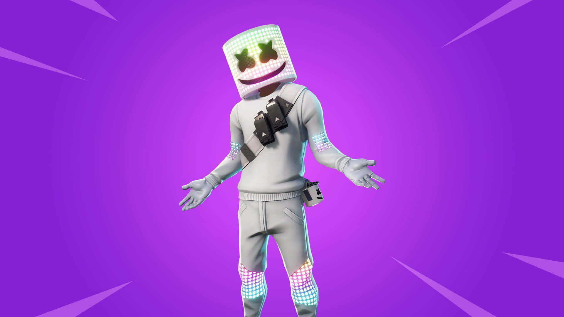 Rise to the top with Marshmello in Fortnite Wallpaper