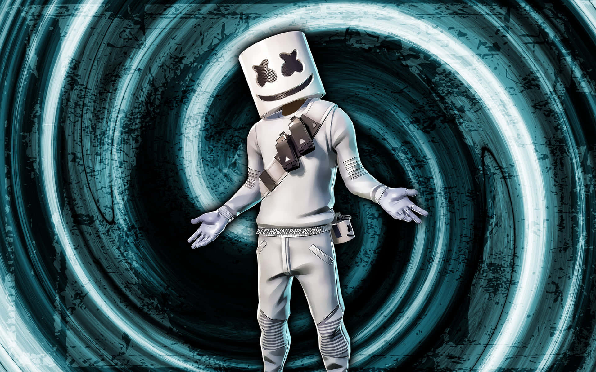 Feel the Beat with Marshmello in Fortnite Wallpaper
