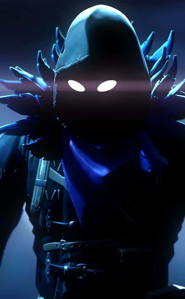 Fortnite_ Mysterious_ Hooded_ Character Wallpaper