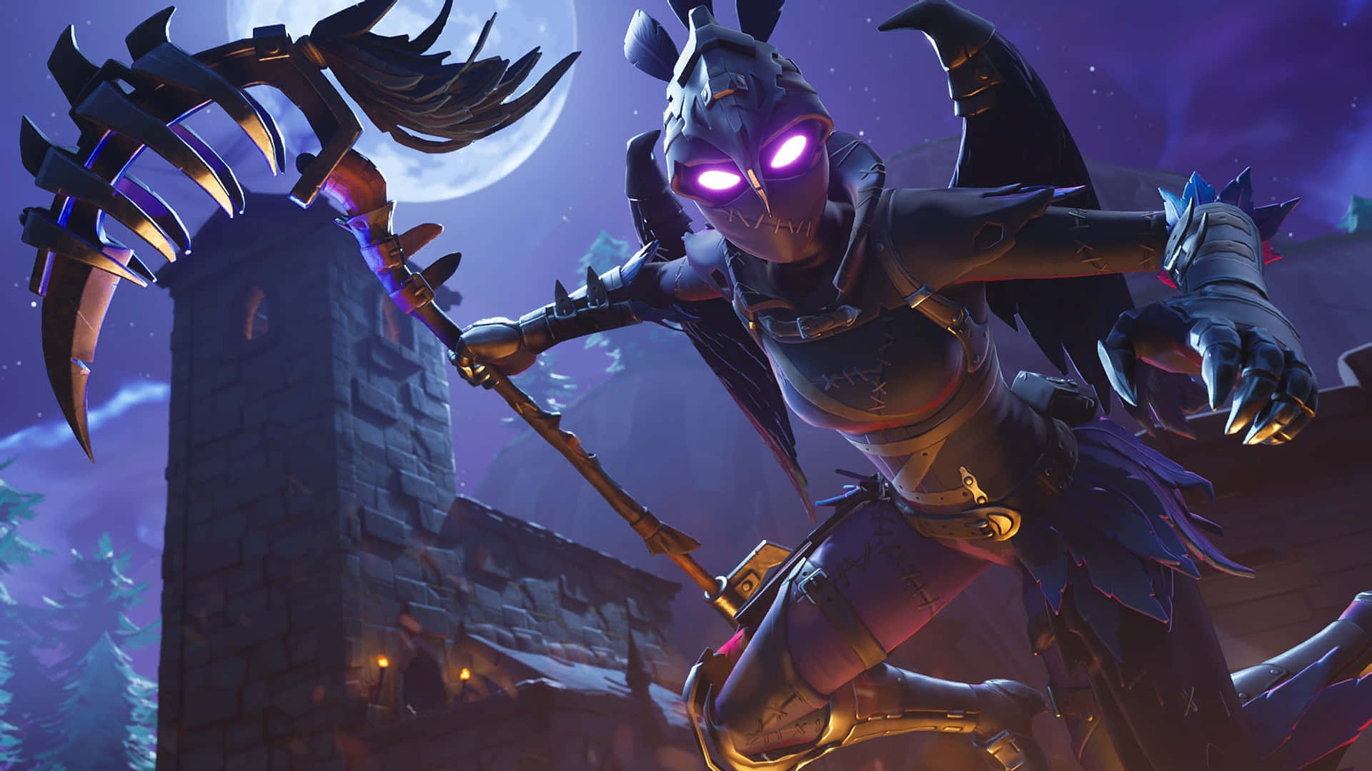 Fortnite Nightmare Creature Showdown Wallpaper