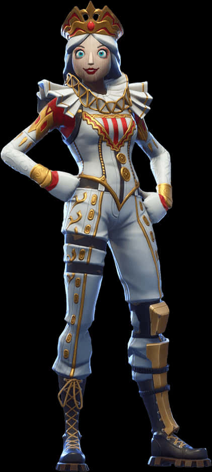 Fortnite Nutcracker Skin Character PNG