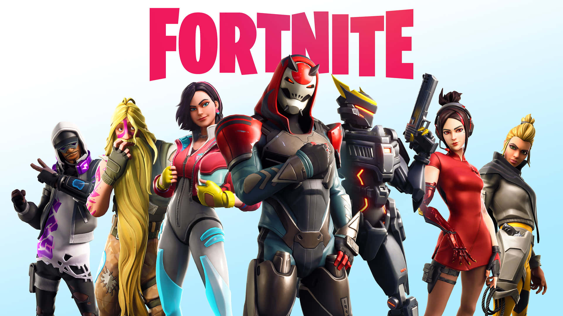Unlock Challenges and Defend Yourself from Enemies in the Exciting Battle Royale Game Fortnite PC Wallpaper