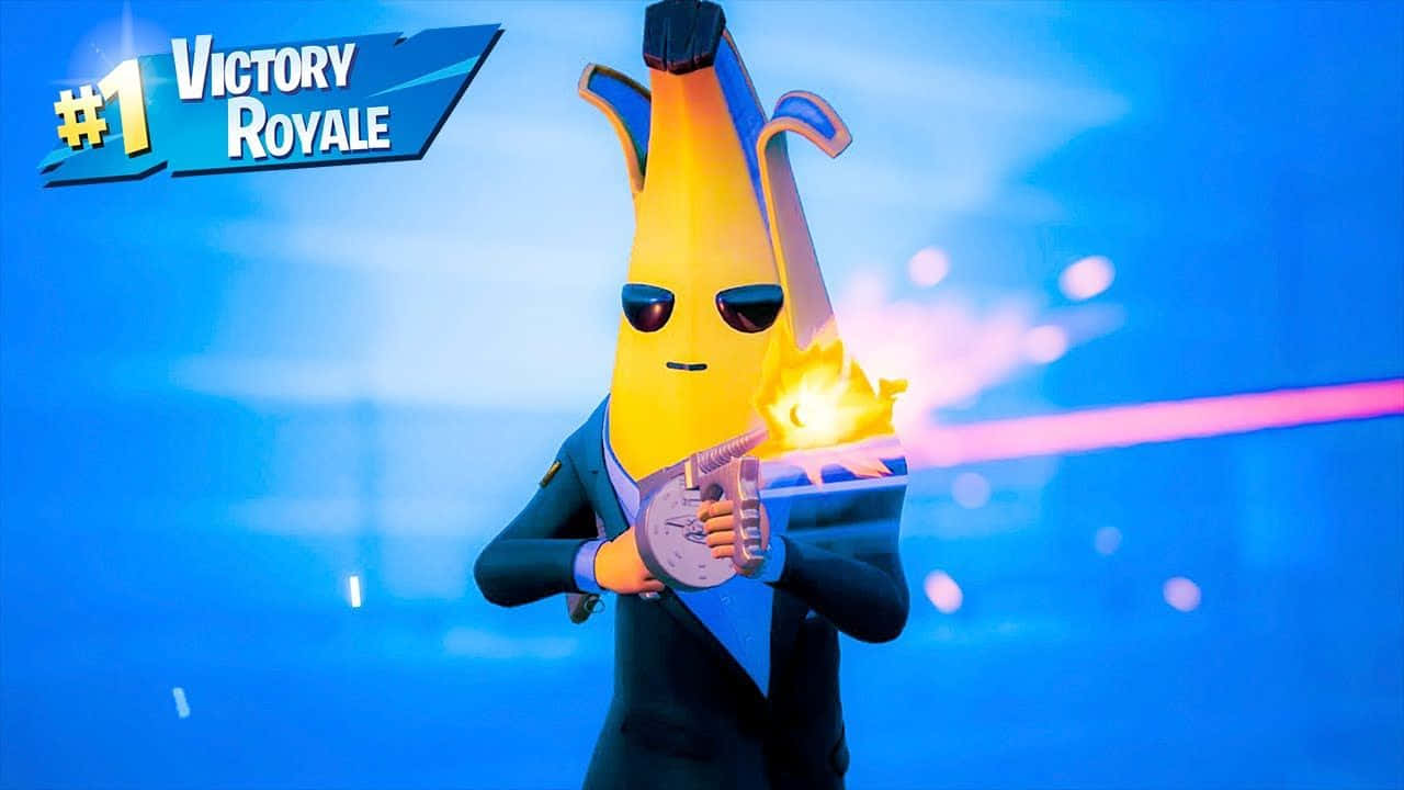 Play Games with Style - Fortnite Peely Wallpaper