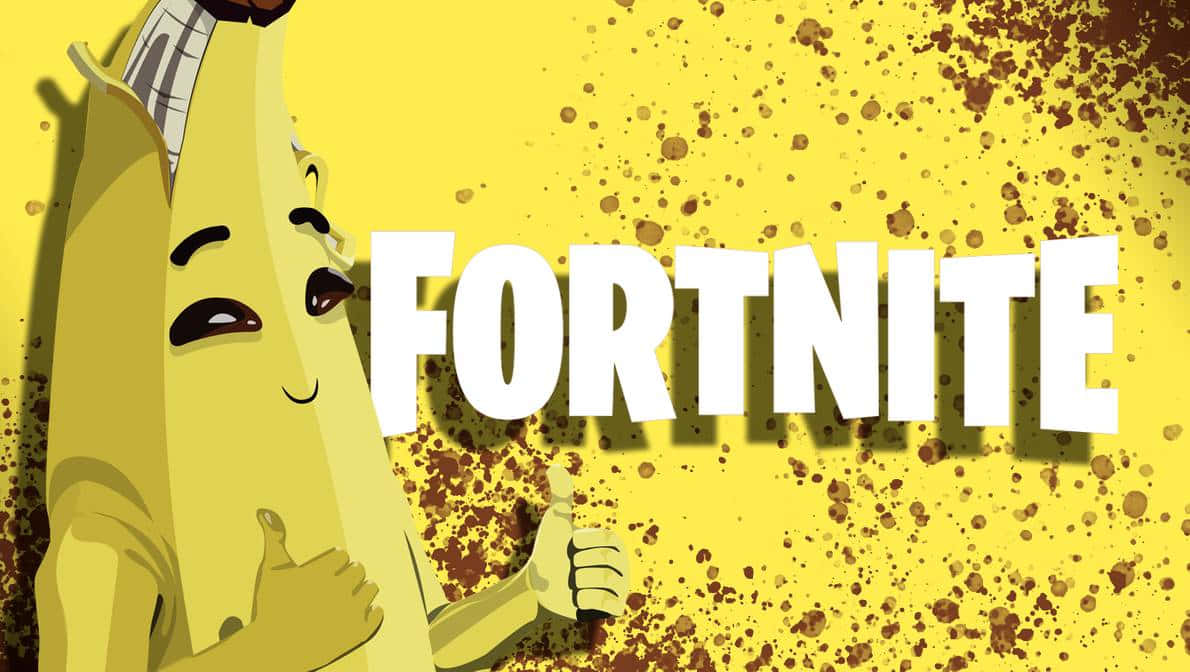 Step into the virtual world with Fortnite Peely Wallpaper