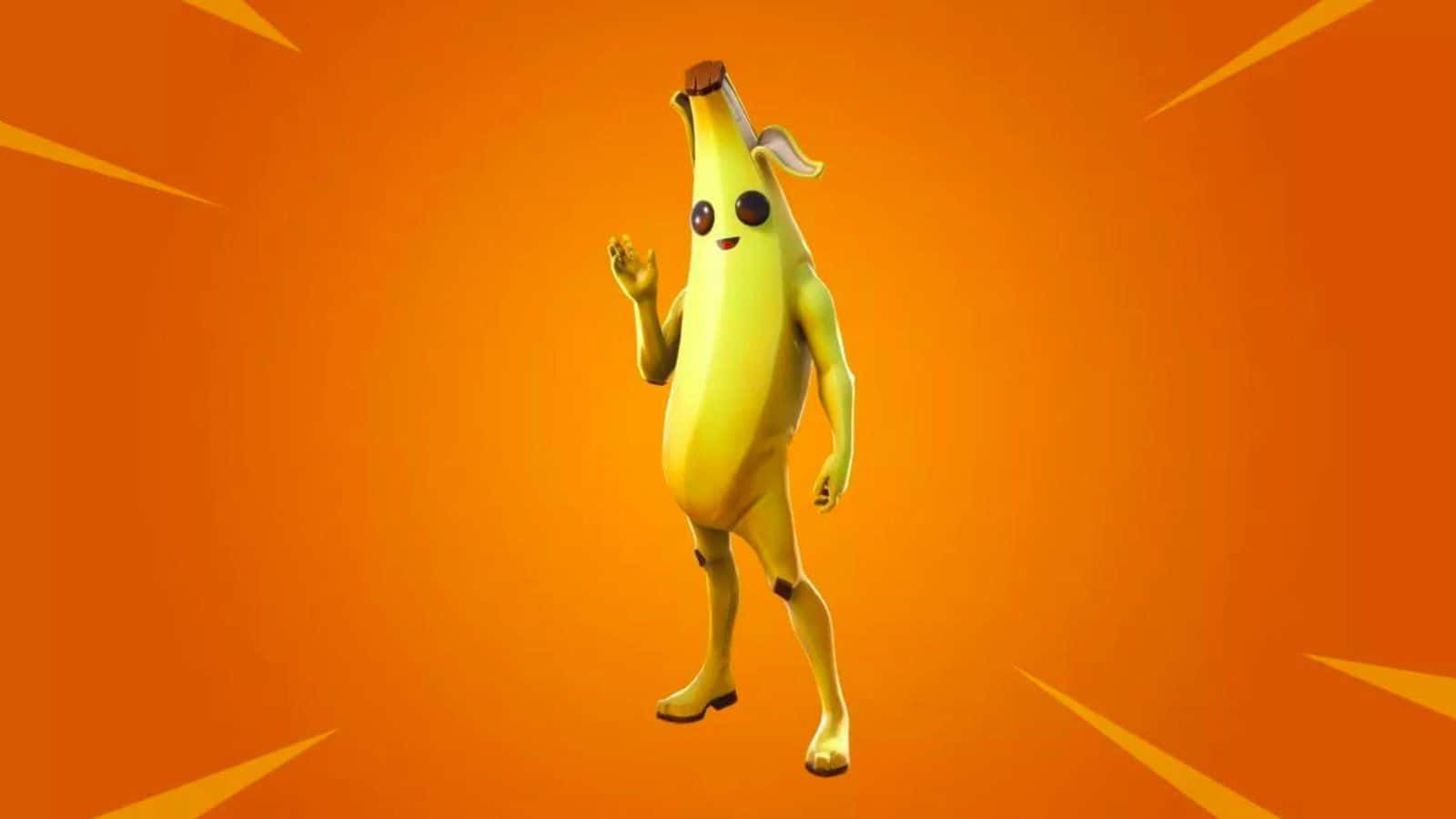 Peely, the Banana-Loving Battle Royale Character Wallpaper