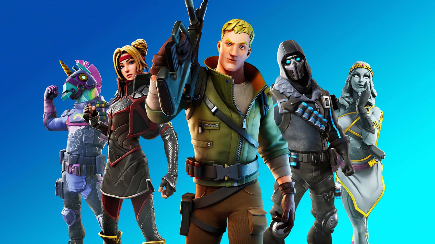Download Two Fortnite Players in Battle