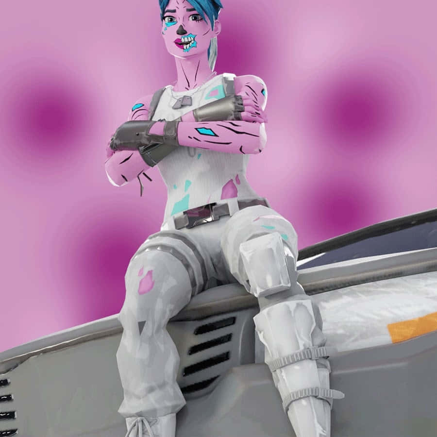 Fortnite Pink Ghoul Trooper Character Wallpaper