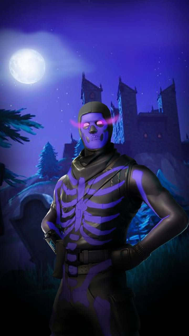 Experience Victory Royale with Fortnite Purple Wallpaper
