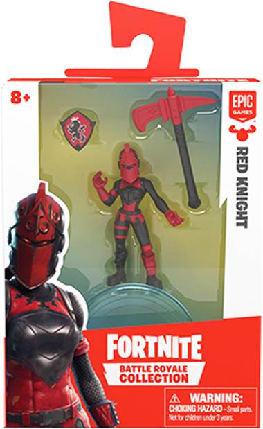 Fortnite Red Knight Action Figure Packaging PNG