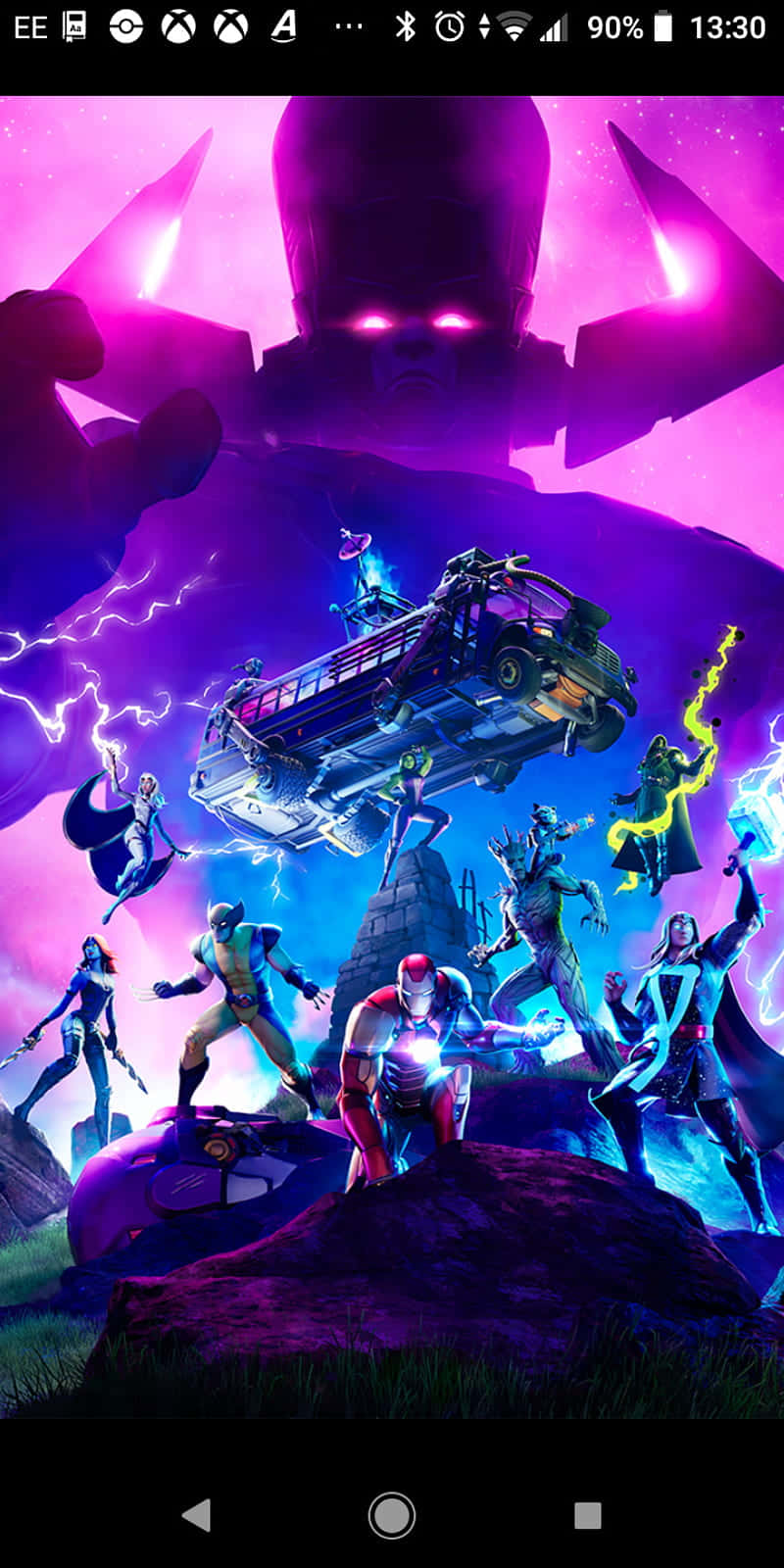 Take to the skies in Fortnite Season 4 Chapter 2 Wallpaper