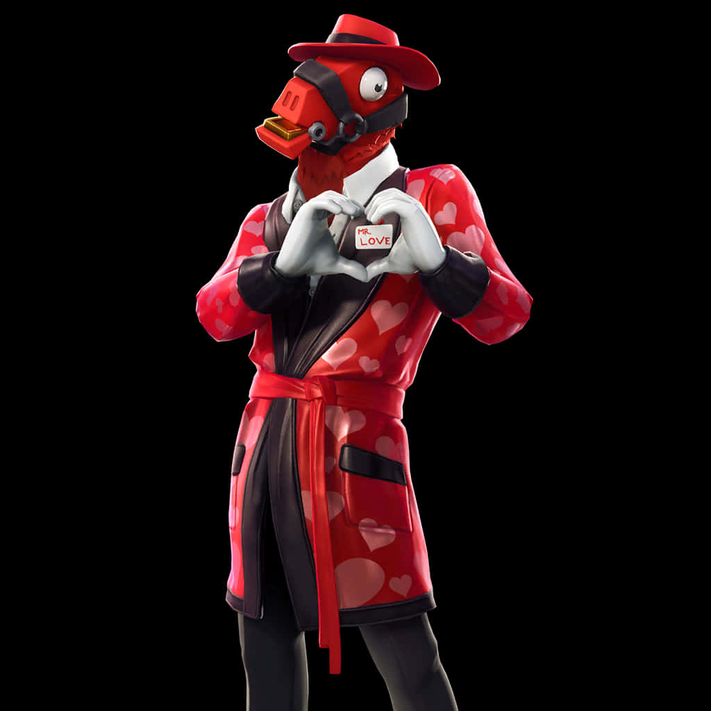 Fortnite Valentines Skin Love Ranger Outfit PNG