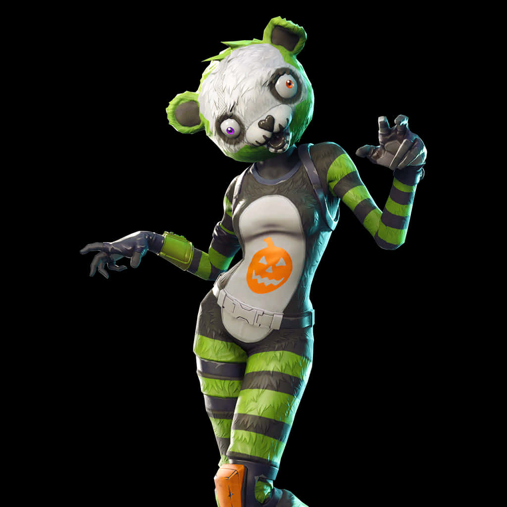 Fortnite Zombie Panda Skin PNG