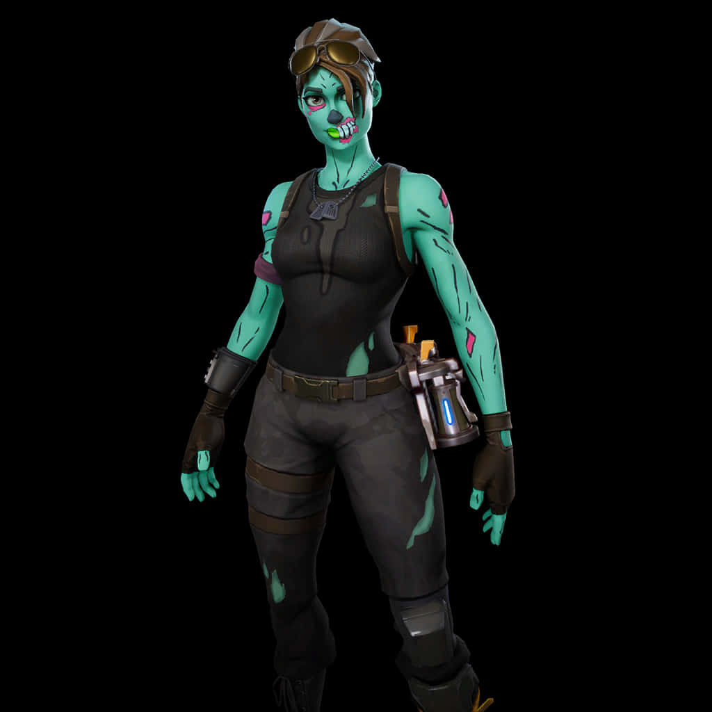 Download Fortnite Zombie Skin Character | Wallpapers.com