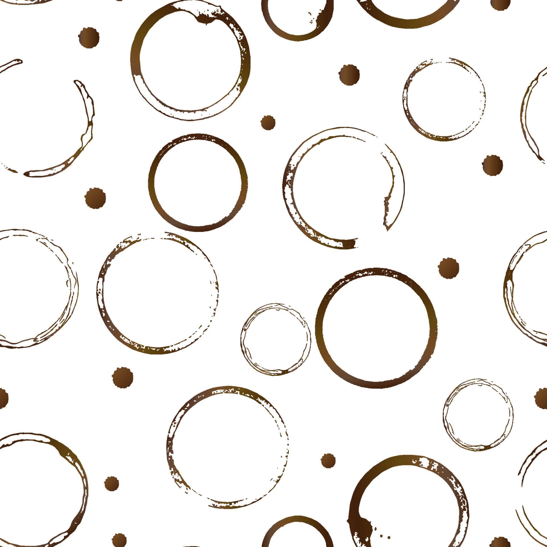 Fortuitous Brown Circle Stain Wallpaper