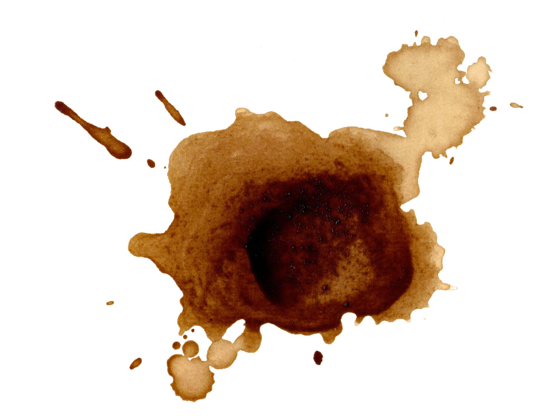 Fortuitous Coffee Spill Scatter Wallpaper