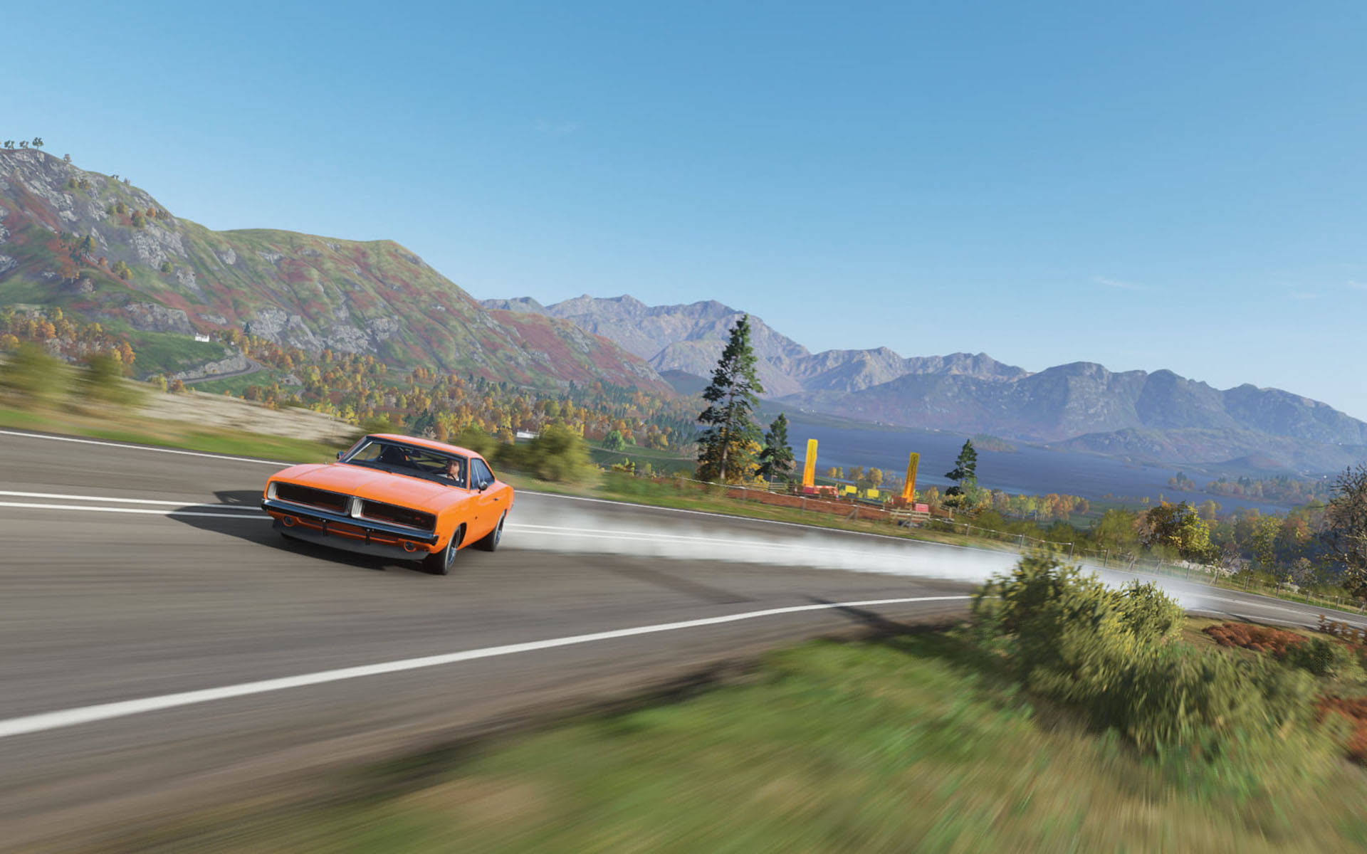 Tilpasset Forza 4 Dodge Charger baggrundsbillede Wallpaper