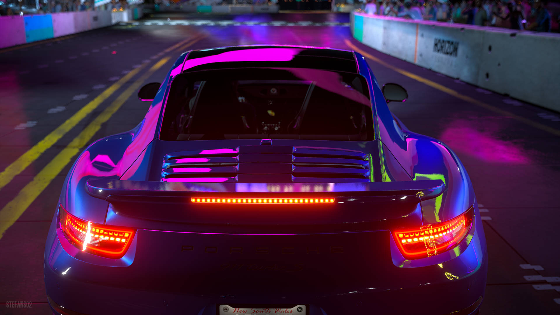 Forza Horizon 3 Purple Neon Car Picture