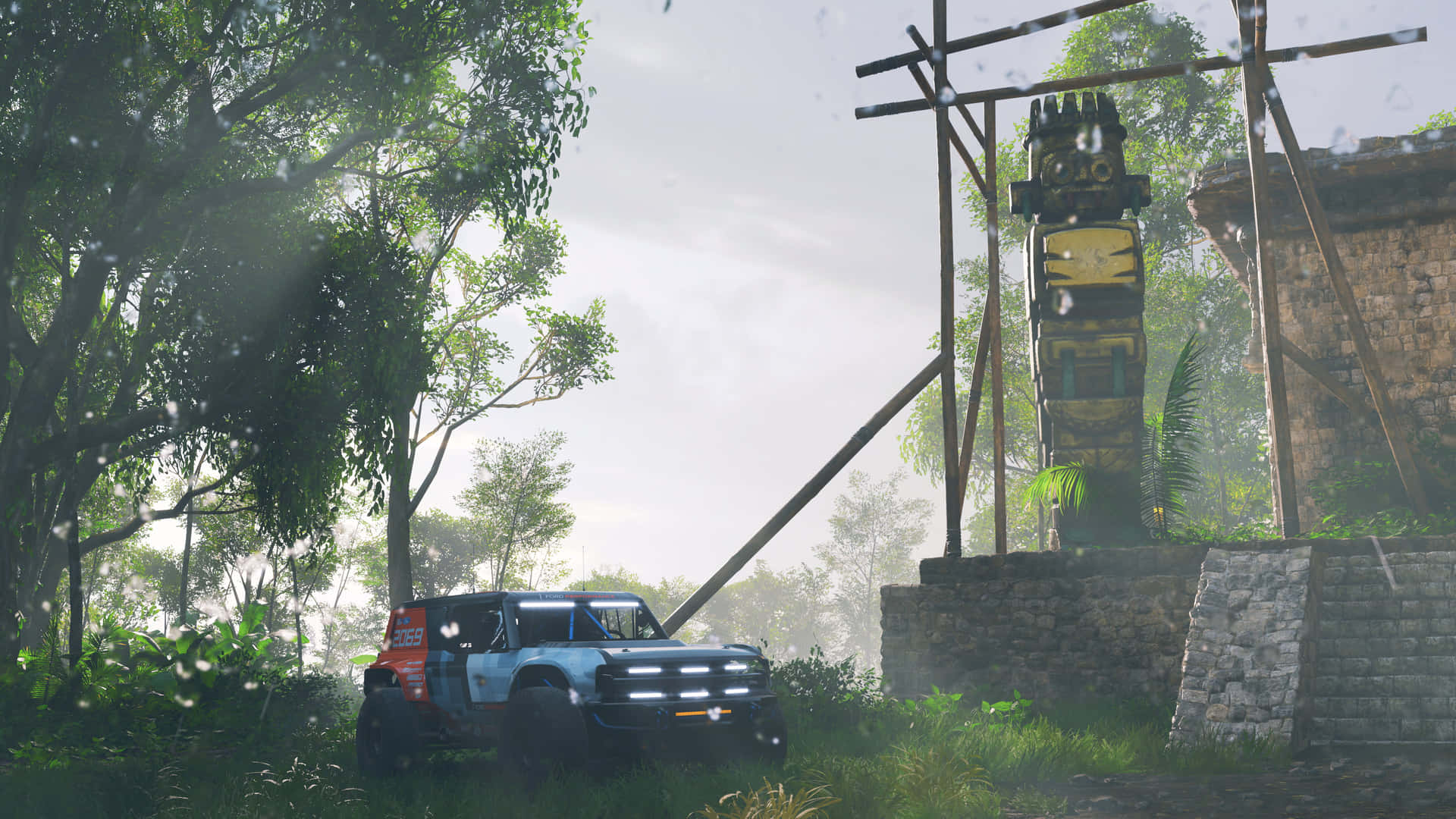 Navegaa Través De Paisajes Impresionantes En Forza Horizon 5 4k. Fondo de pantalla