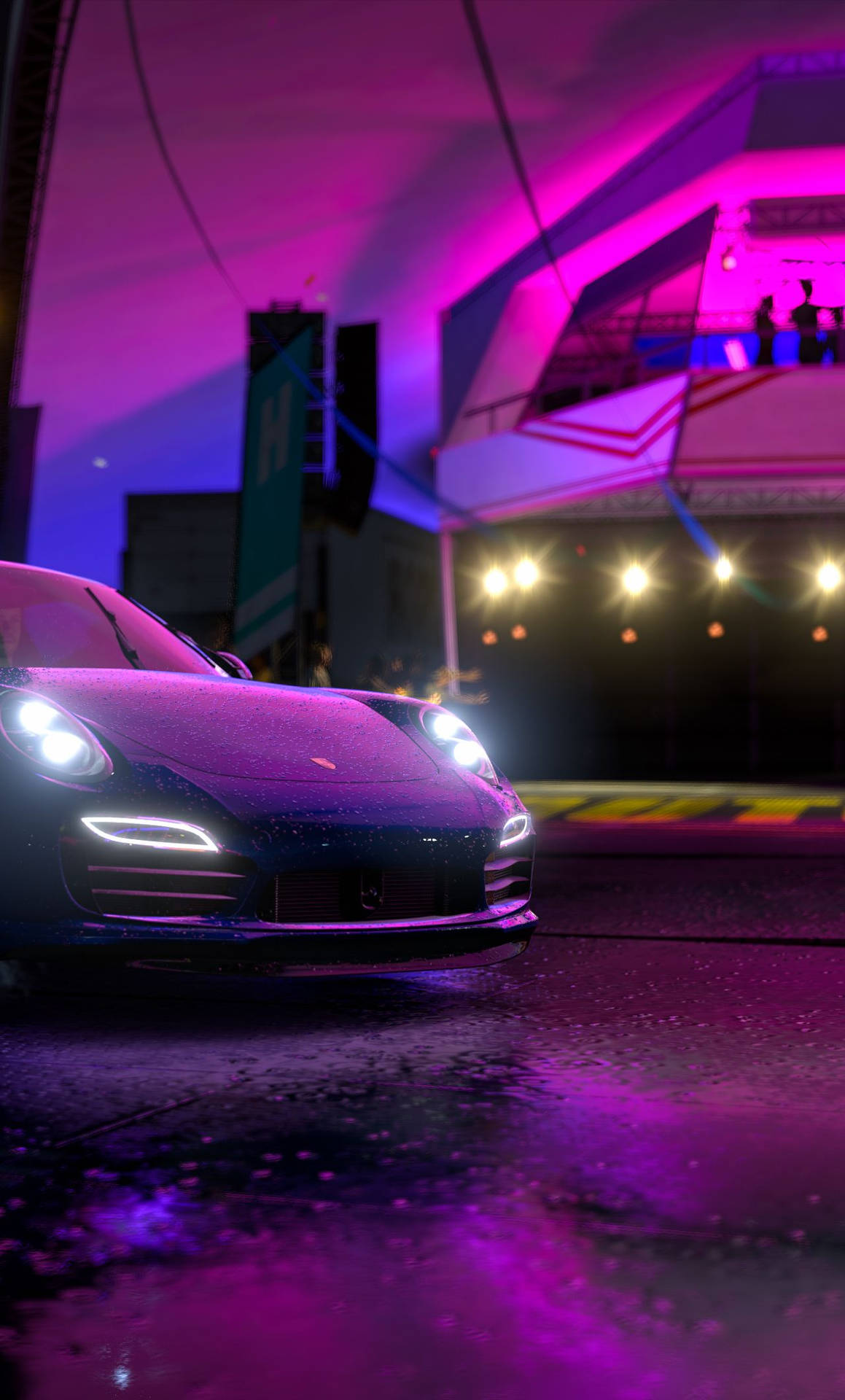 Forza Iphone Purple Night Picture