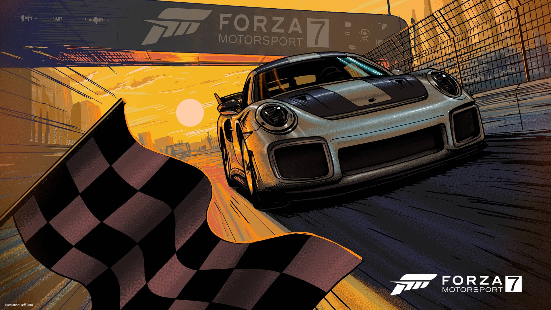 Forza Motorsport 7 Comic Artwork Picture