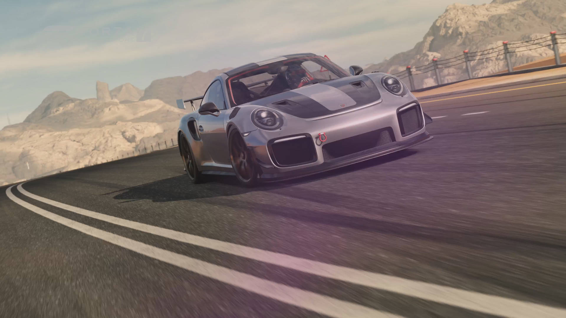 Forza Motorsport 7 Porsche On Desert Wallpaper