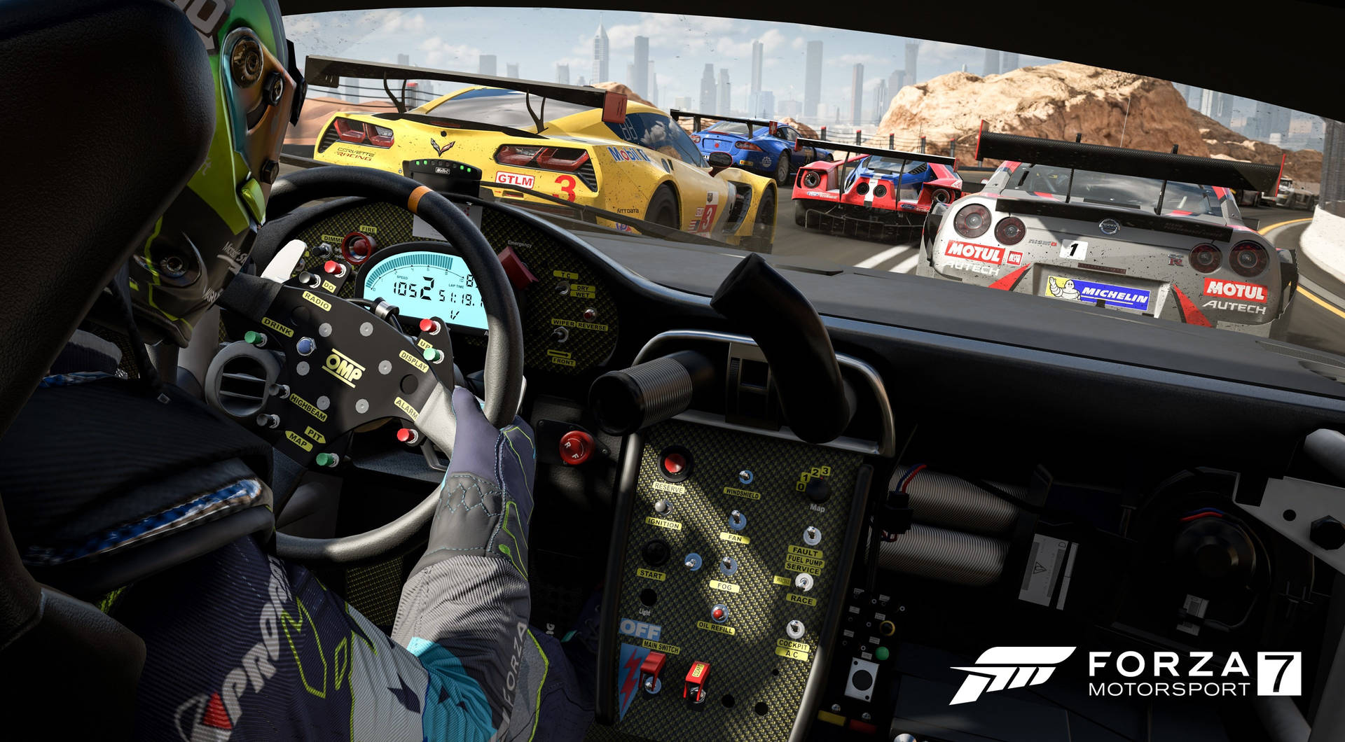 Live Wallpaper af Forza Motorsport 7 Racer POV Wallpaper