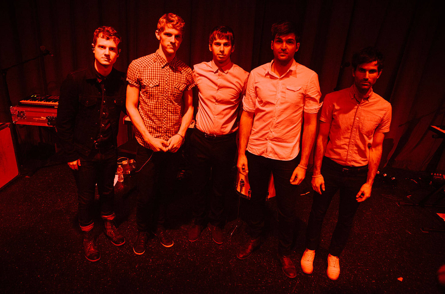 Foster The People On Back Stage Wallpaper