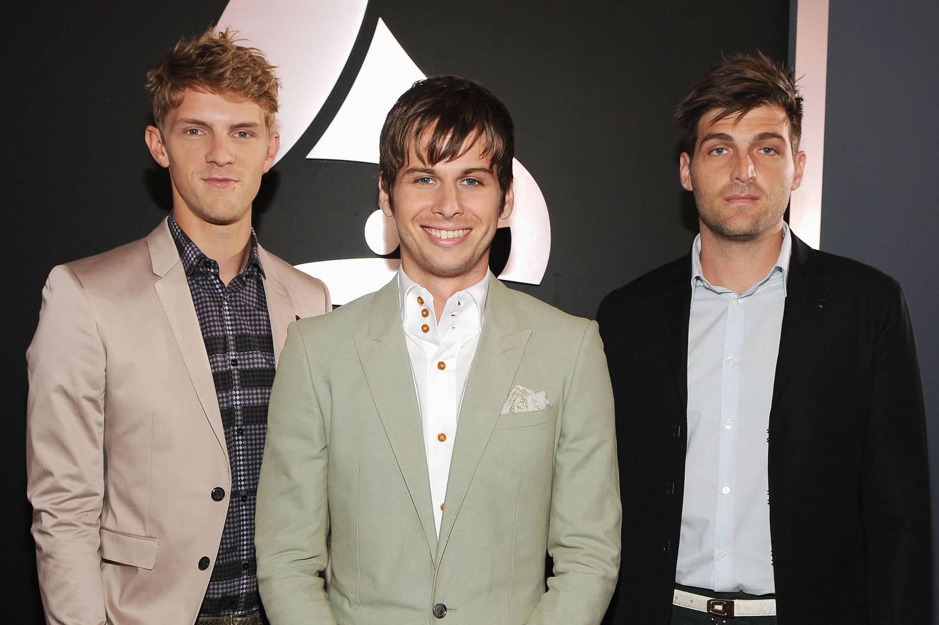 Foster The People With Formal Look Wallpaper