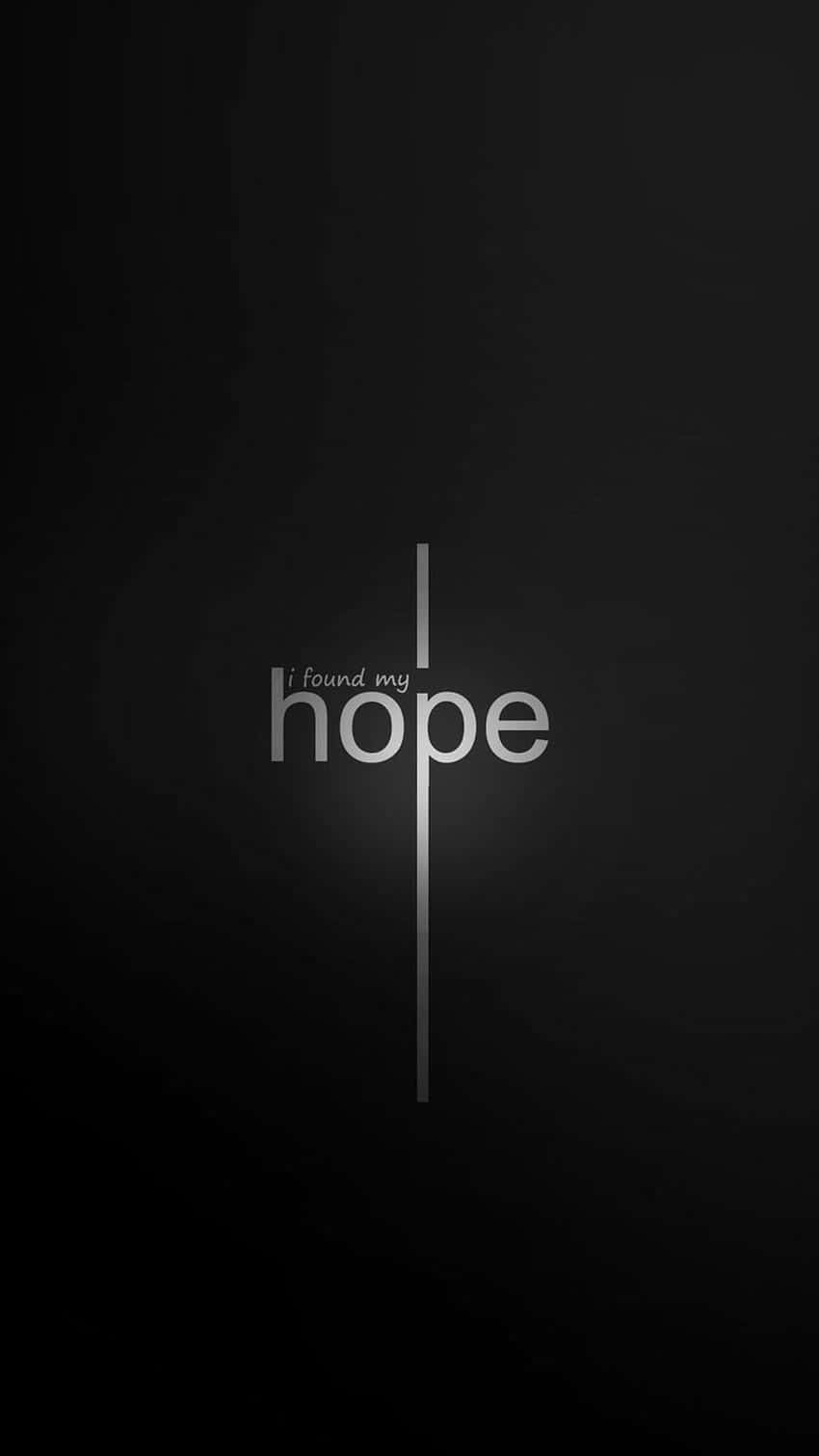 Found My Hope Inspiration Wallpaper