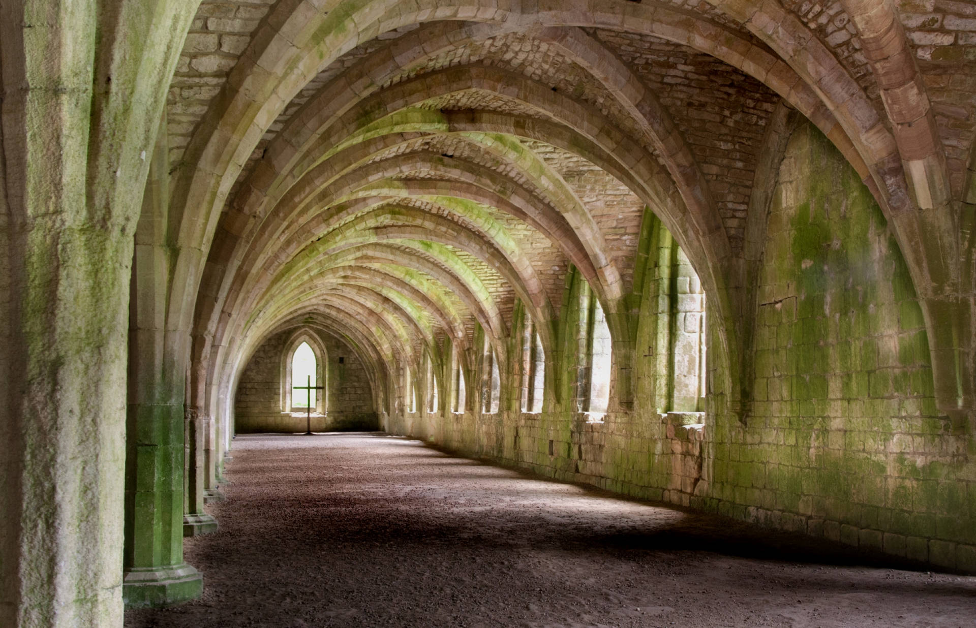 Fountains Abbey Hallway England Picture