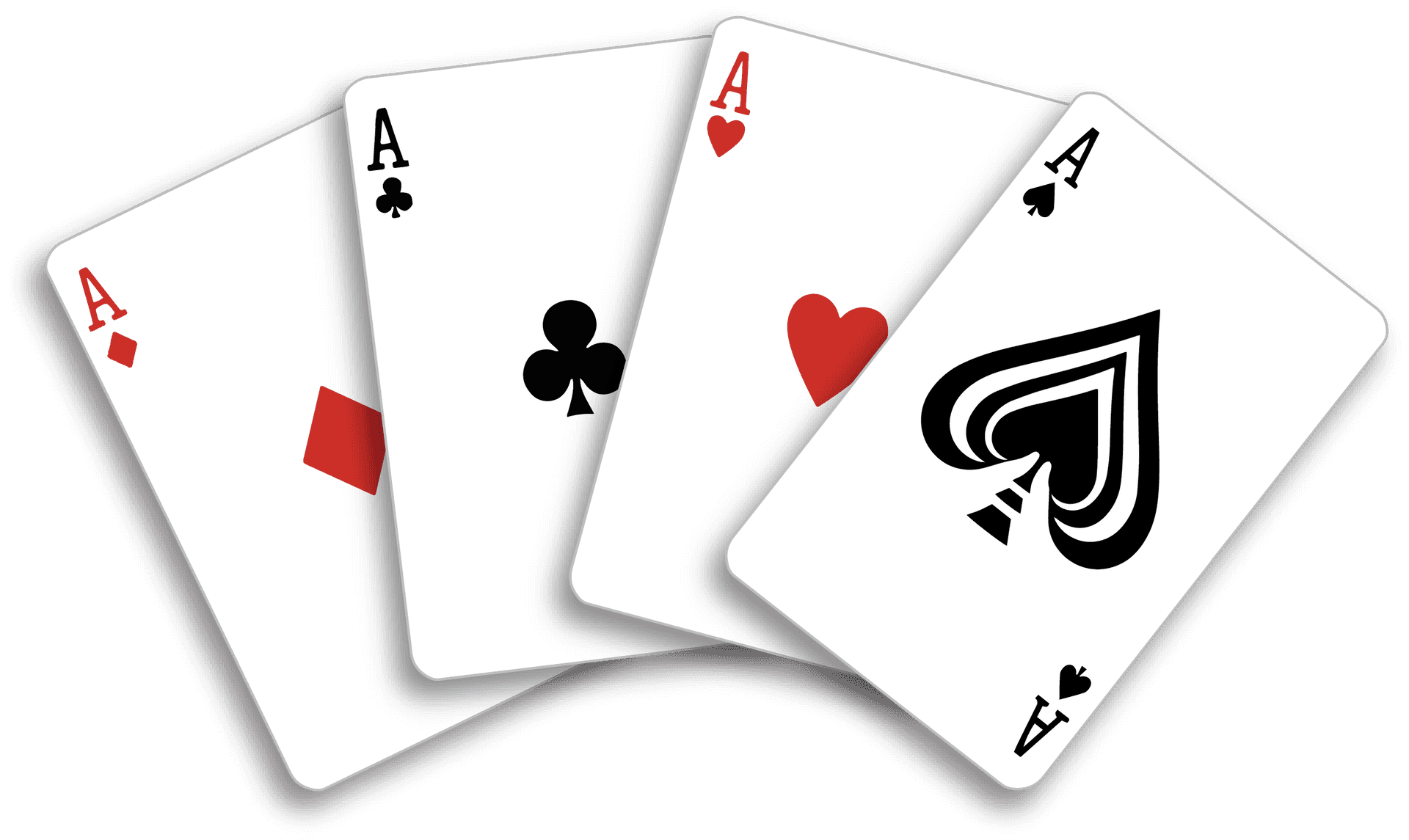 Four Aces Playing Cards PNG