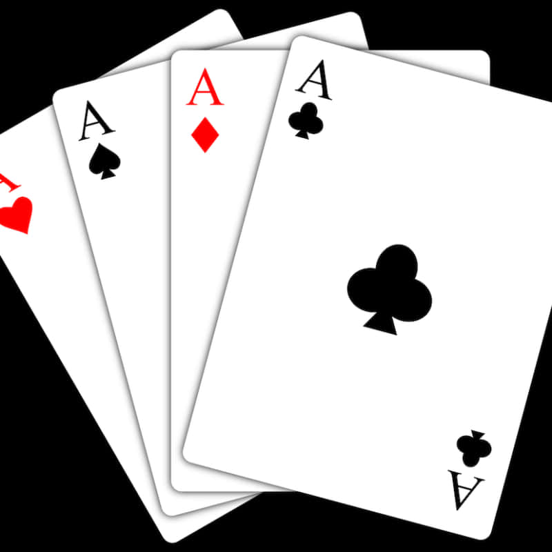 Four Aces Playing Cards PNG