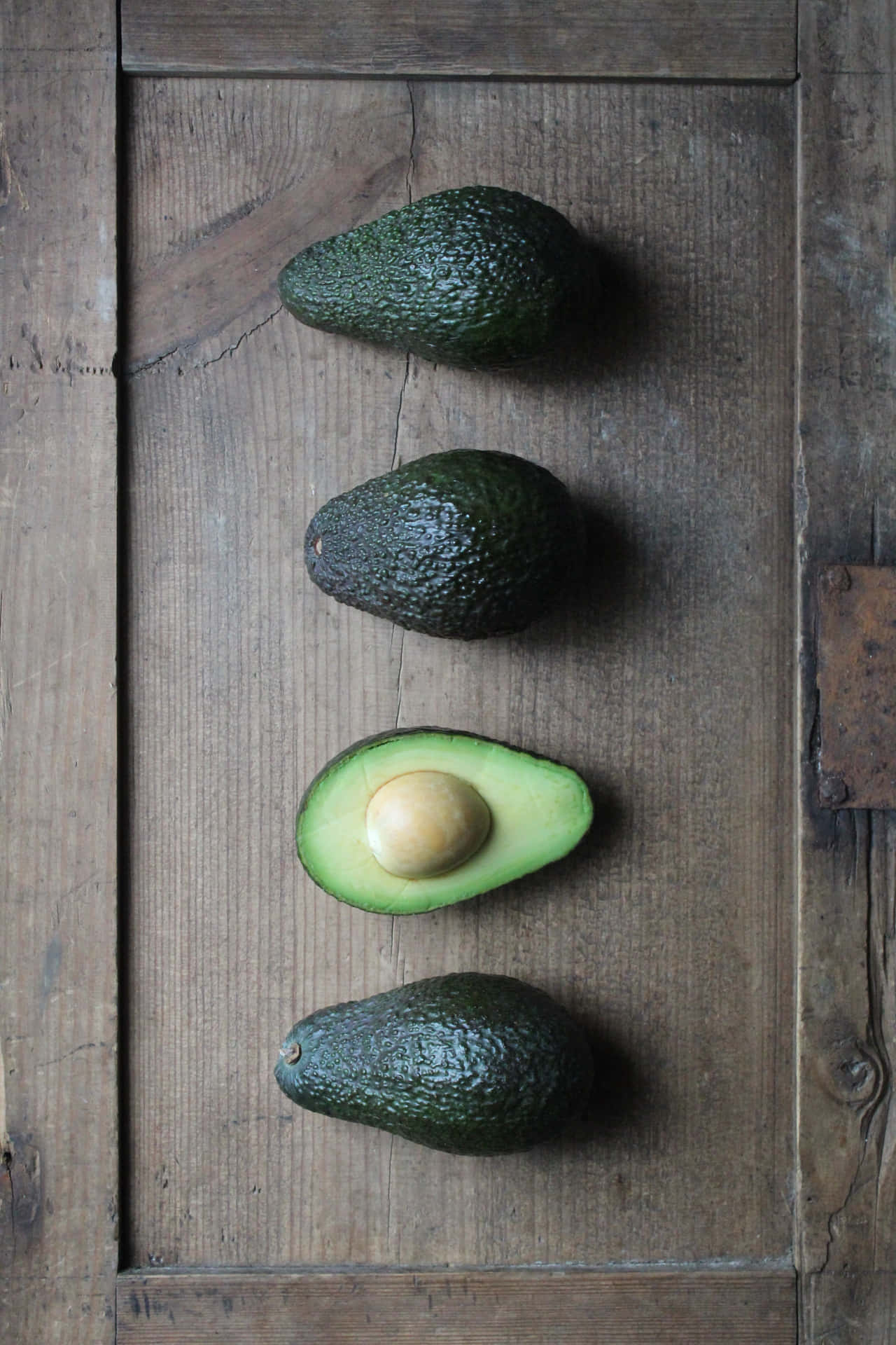 Four Avocadoes Wallpaper