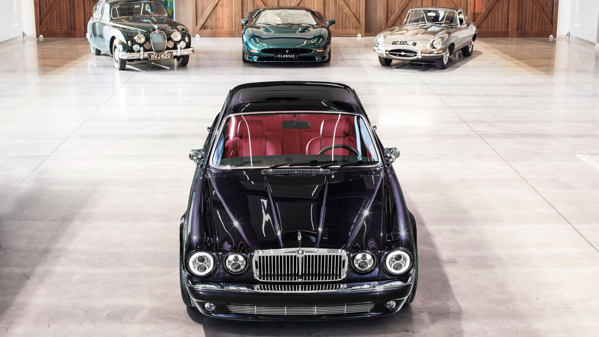 Classic Jaguar Cars Wallpaper