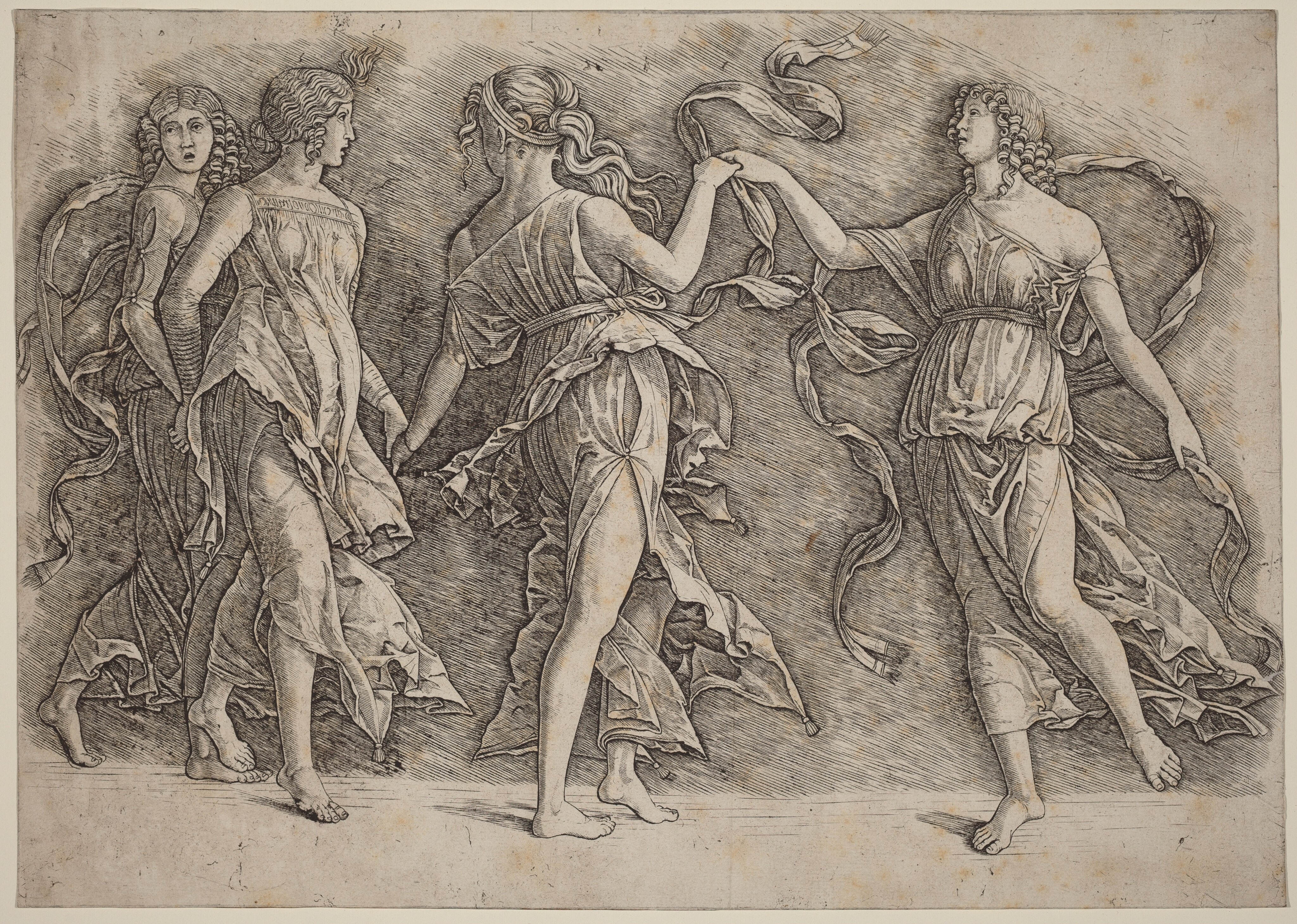 Four Dancing Muses Wallpaper