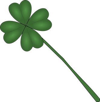 Four Leaf Clover Illustration PNG