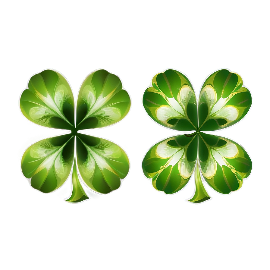 Four Leaf Clover Pattern Png Ixm10 PNG