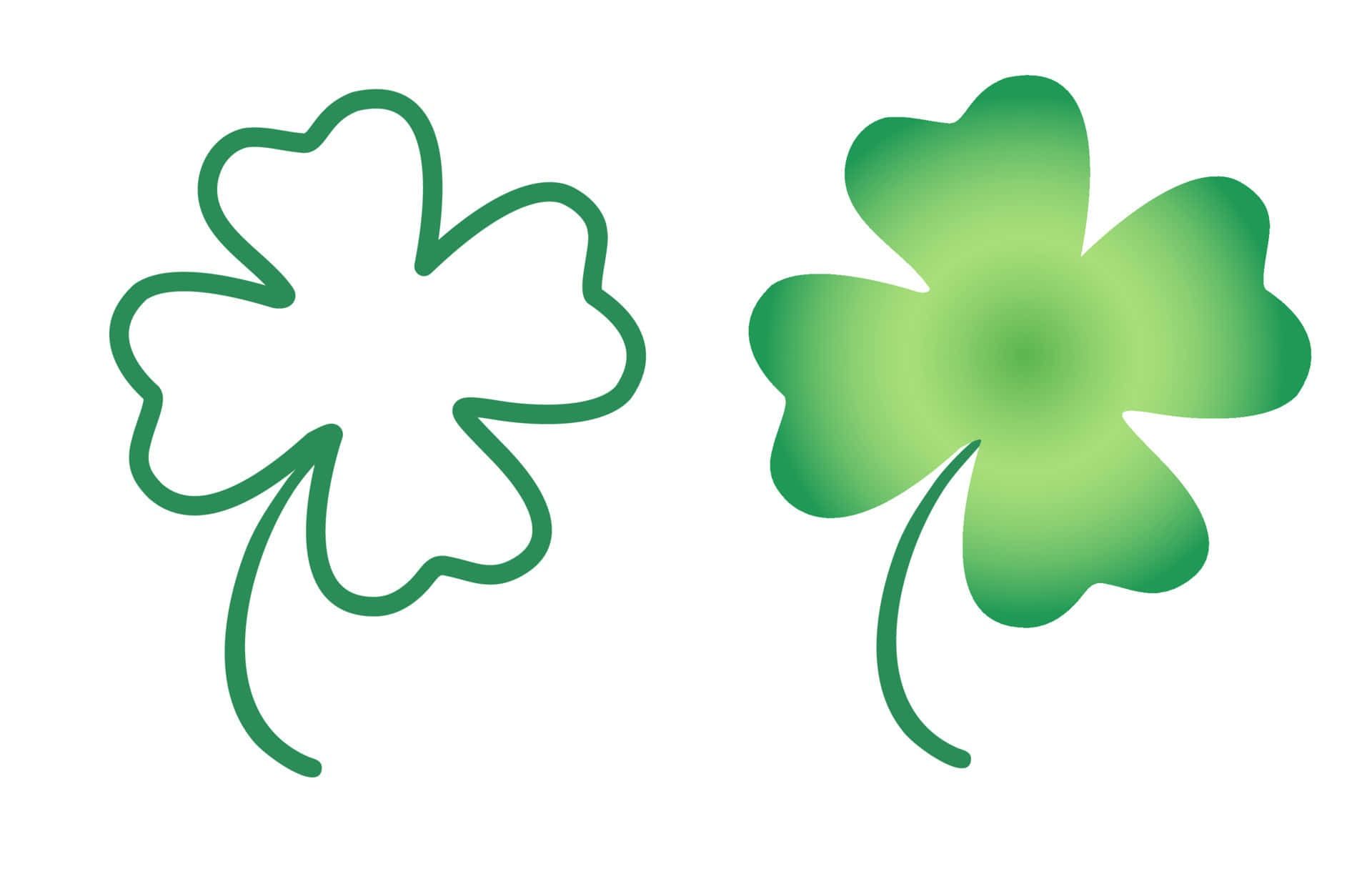 A Vibrant Four-Leaf Clover Symbolizing Luck and Prosperity