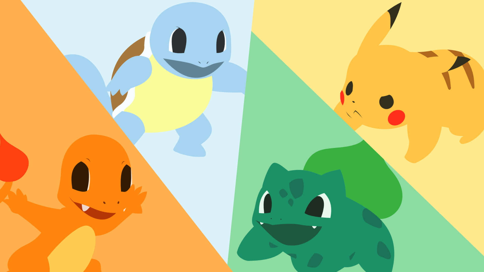 Four Pokemon Wallpaper