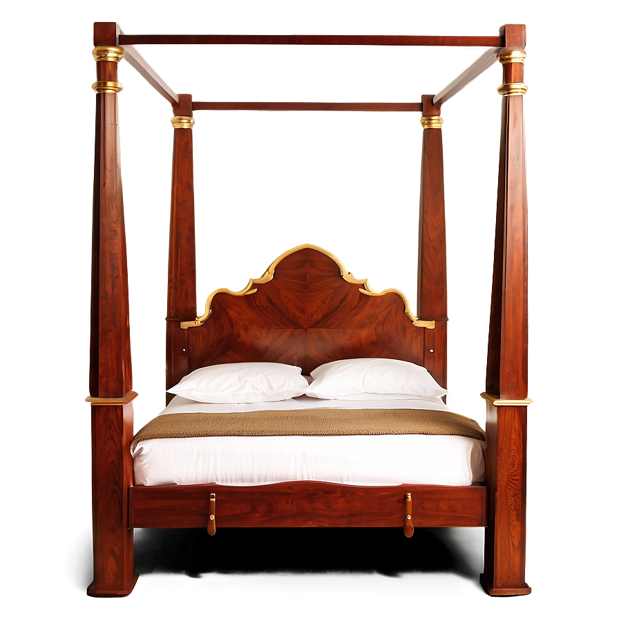 Four Poster Bed Luxury Png 9 PNG