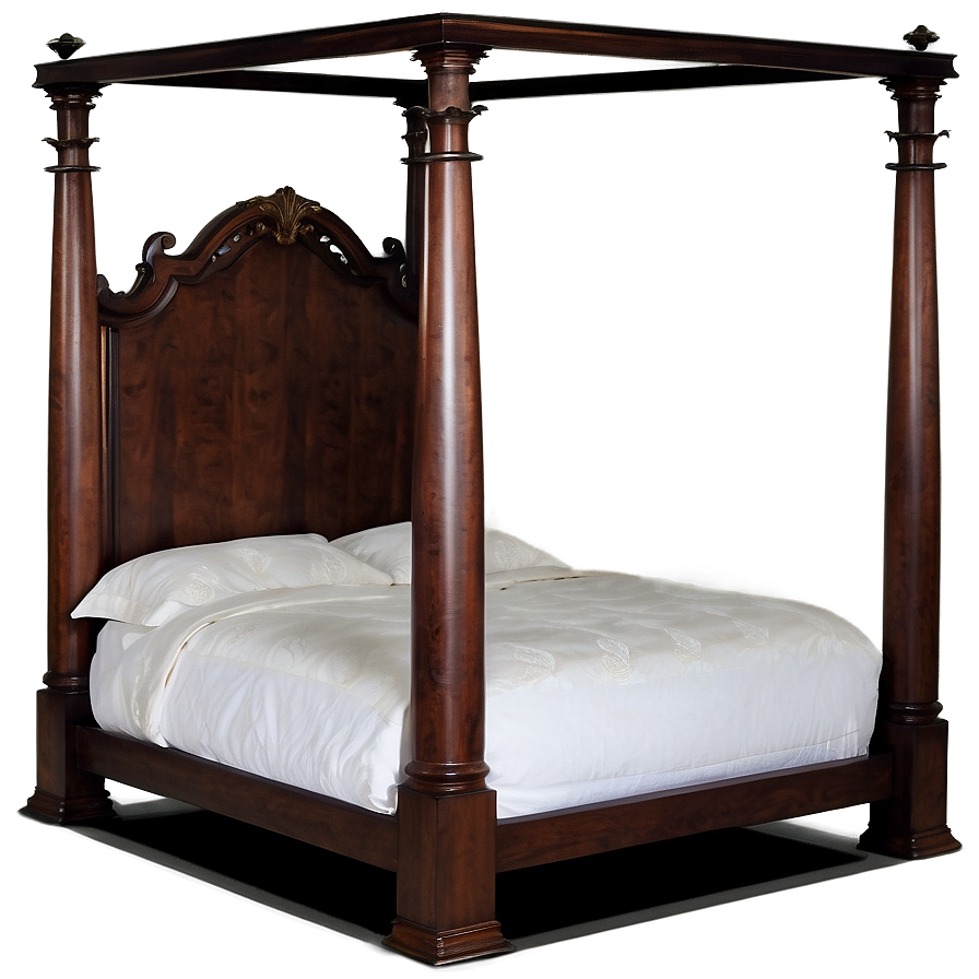 Four Poster Bed Luxury Png Sqk42 PNG