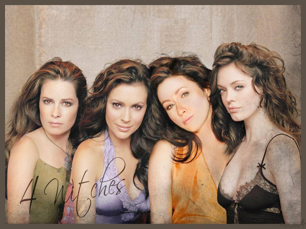 Four Witches Of Charmed Series Wallpaper