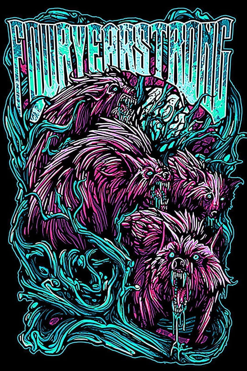 Four Year Strong Band Artwork Wallpaper