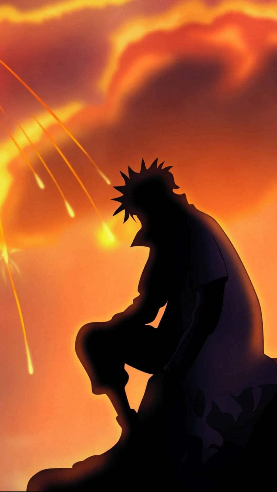 Captivating Fourth Hokage in Action Wallpaper