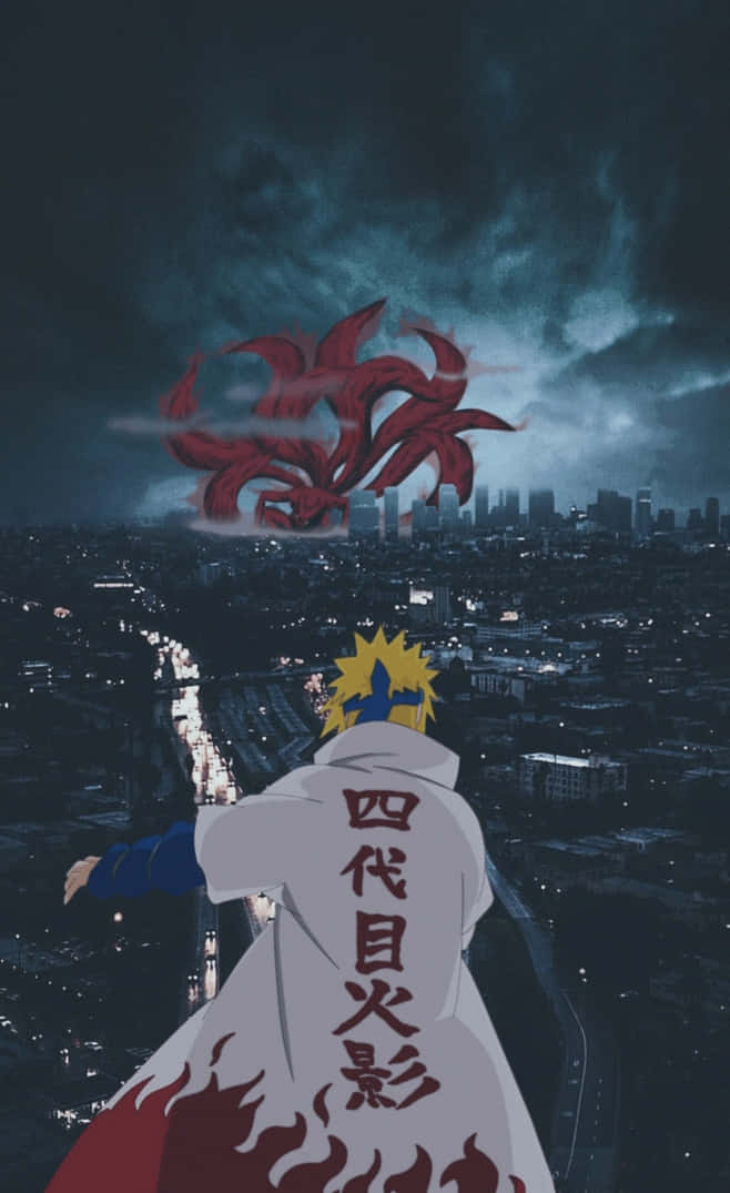 Minato And Naruto With Yellow Flash Live Wallpaper