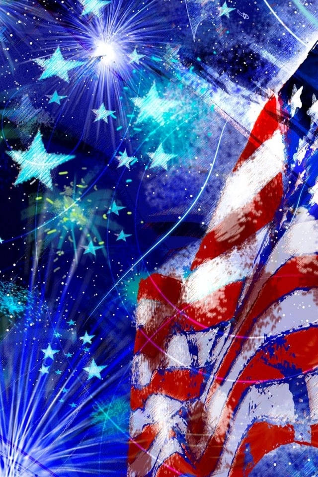 ¡celebrala Independencia De América Este 4 De Julio! Fondo de pantalla