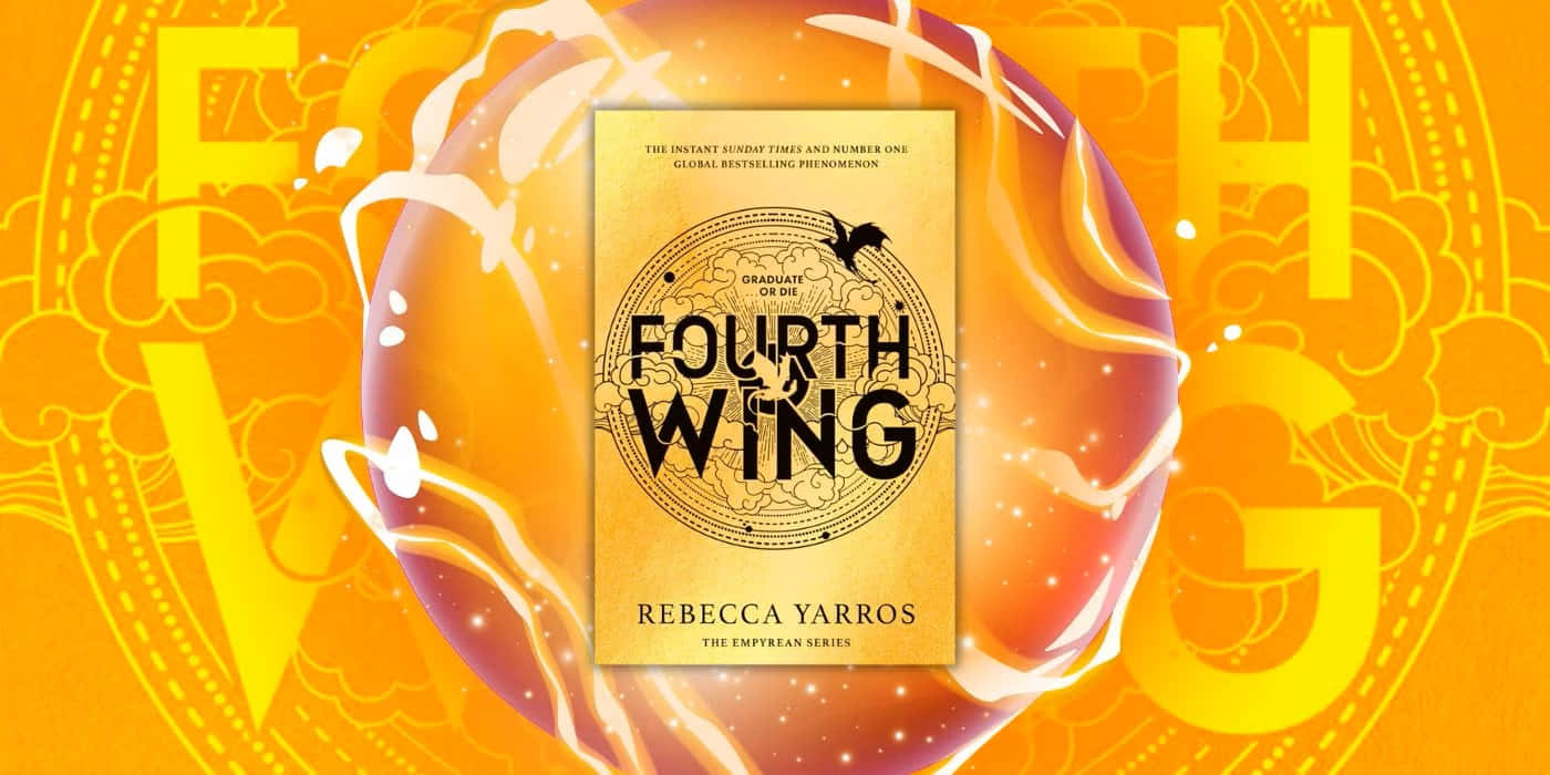 Fourth Wing Book Cover Reveal Wallpaper