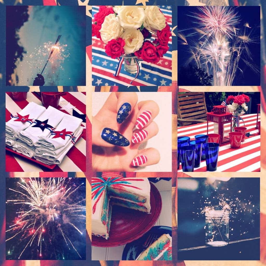 Download Fourthof July Celebration Collage Wallpaper | Wallpapers.com