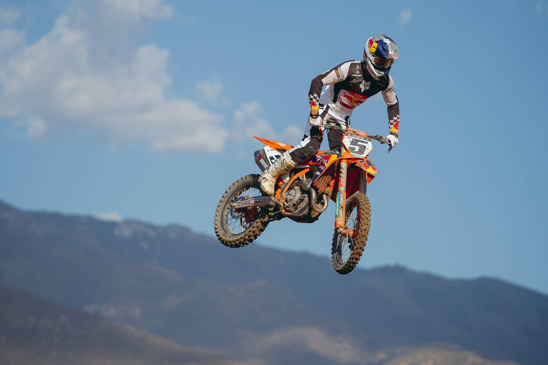 Fox Racing Dirt Bike High Jump Wallpaper
