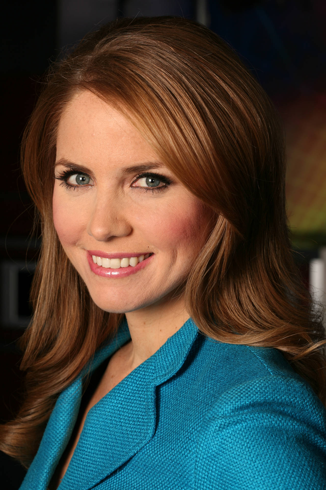 Fox News Jenna Lee Dispatches har et dramatisk udseende med sort, rød og hvid. Wallpaper